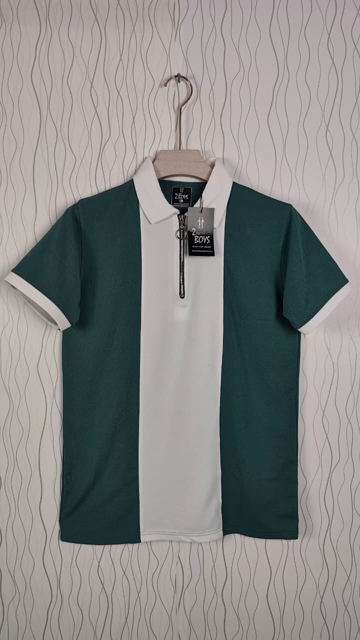 A Combo of 4 Striped Zipper Polo T Shirts Rs. 999 Only